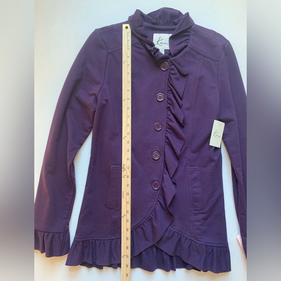Kare Purple Jacket NWT Women's size Large Office/Work/Church - Picture 3 of 4